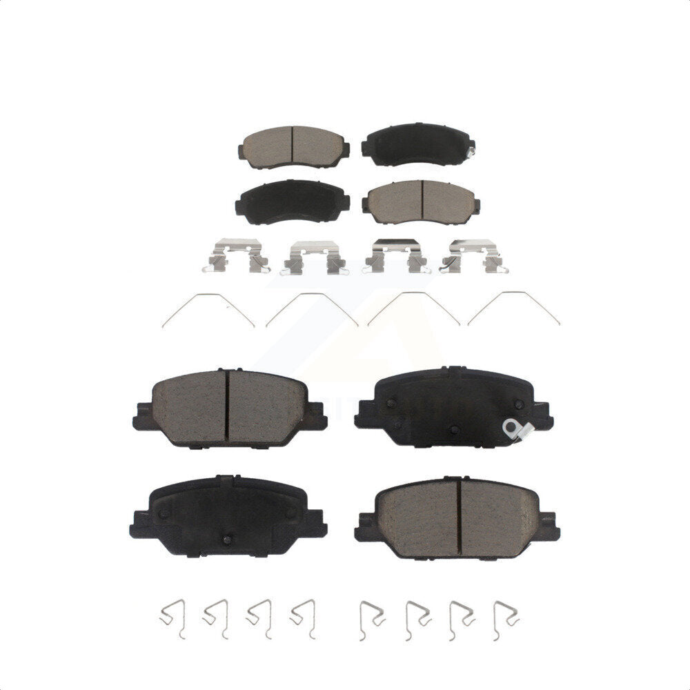 Front Rear Ceramic Brake Pads Kit For 2020-2022 Honda CR-V FULL HYBRID EV-GAS (FHEV) engine KCX-100550