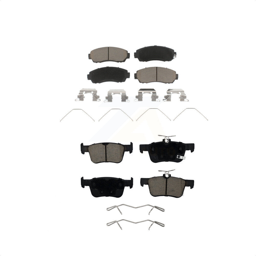 Front Rear Ceramic Brake Pads Kit For 2021-2022 Acura TLX KCX-100551