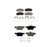 Front Rear Ceramic Brake Pads Kit For 2021-2022 Acura TLX KCX-100551