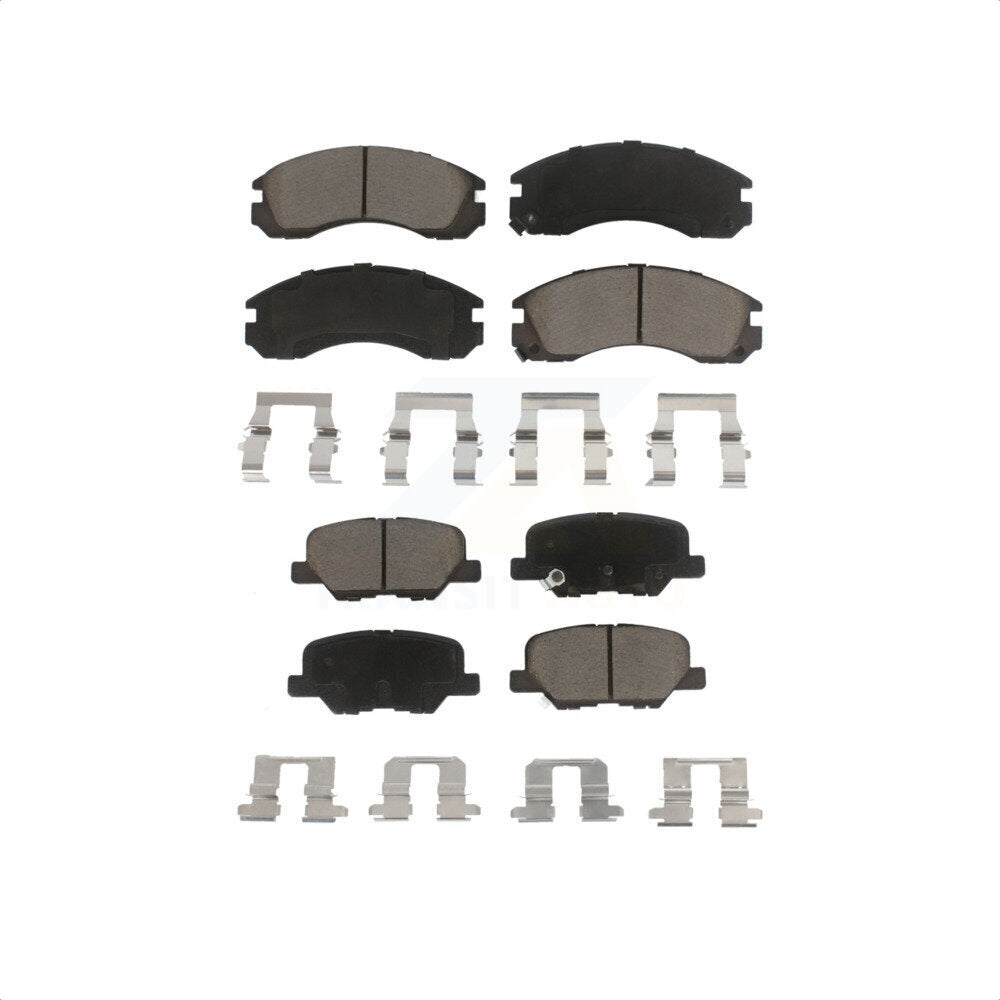 Front Rear Ceramic Brake Pads Kit For 2018-2020 Mitsubishi Outlander PHEV With Manual Parking KCX-100552