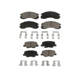 Front Rear Ceramic Brake Pads Kit For 2018-2020 Mitsubishi Outlander PHEV With Manual Parking KCX-100552