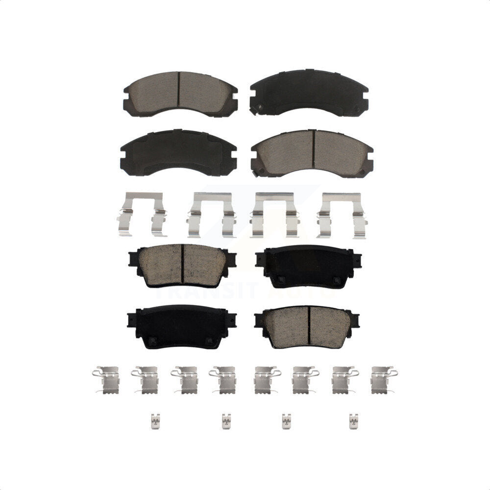 Front Rear Ceramic Brake Pads Kit For Mitsubishi Outlander PHEV KCX-100553