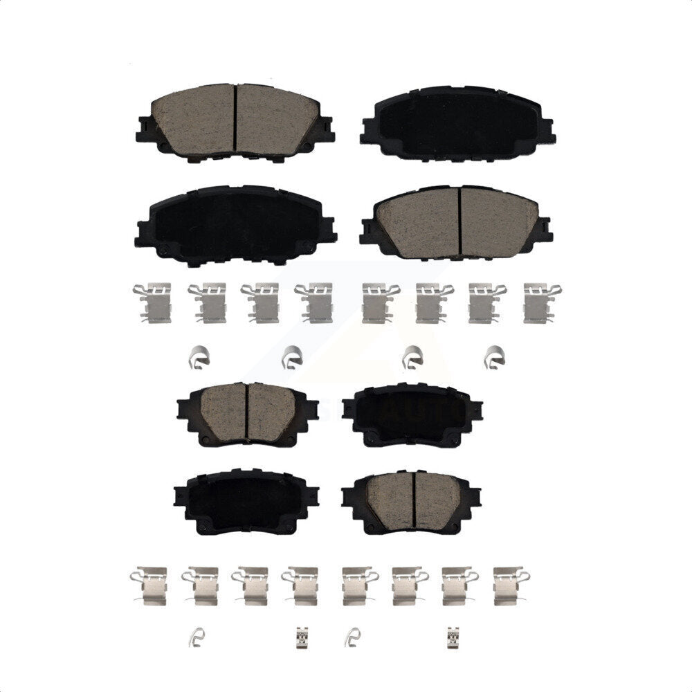 Front Rear Ceramic Brake Pads Kit For Toyota Corolla With Electric Parking KCX-100556