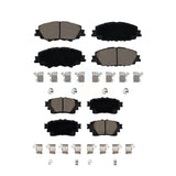 Front Rear Ceramic Brake Pads Kit For Toyota Corolla With Electric Parking KCX-100556