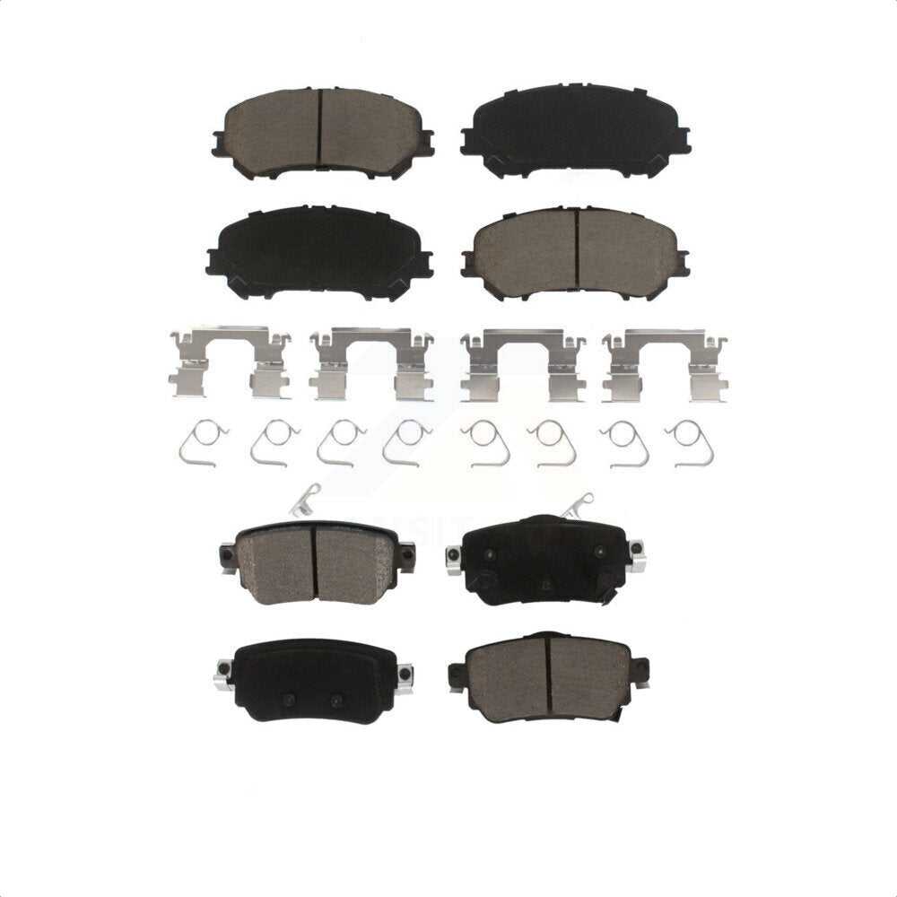 Front Rear Ceramic Brake Pads Kit For Nissan Rogue Sport Qashqai With Electric Parking KCX-100558