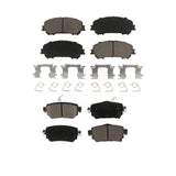 Front Rear Ceramic Brake Pads Kit For Nissan Rogue Sport Qashqai With Electric Parking KCX-100558