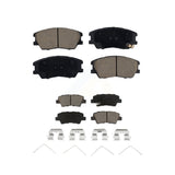 Front Rear Ceramic Brake Pads Kit For 2020-2022 Kia Soul Turbocharged KCX-100560