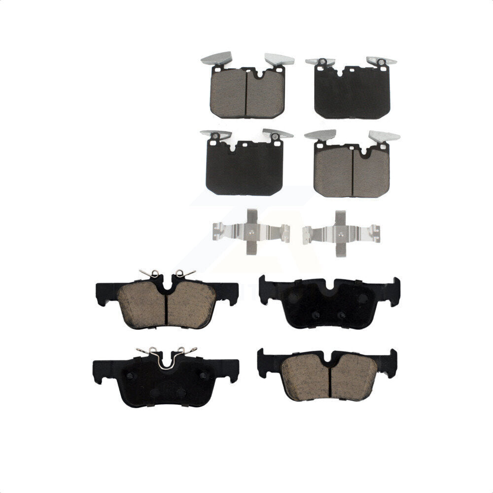 Front Rear Ceramic Brake Pads Kit For 2020-2022 BMW 228i xDrive Gran Coupe With Blue Painted Calipers KCX-100565
