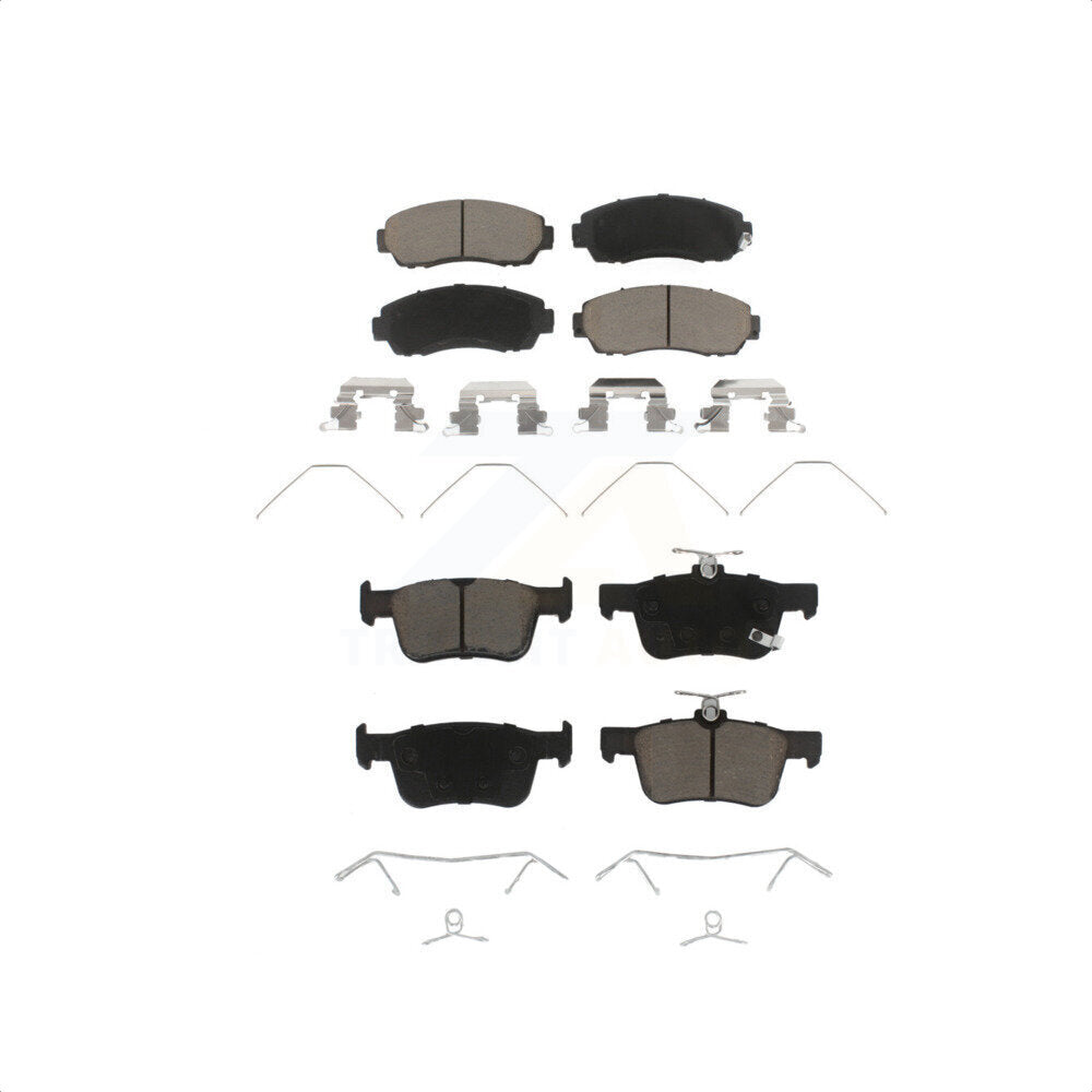 Front Rear Ceramic Brake Pads Kit For 2019-2022 Acura RDX KCX-100568