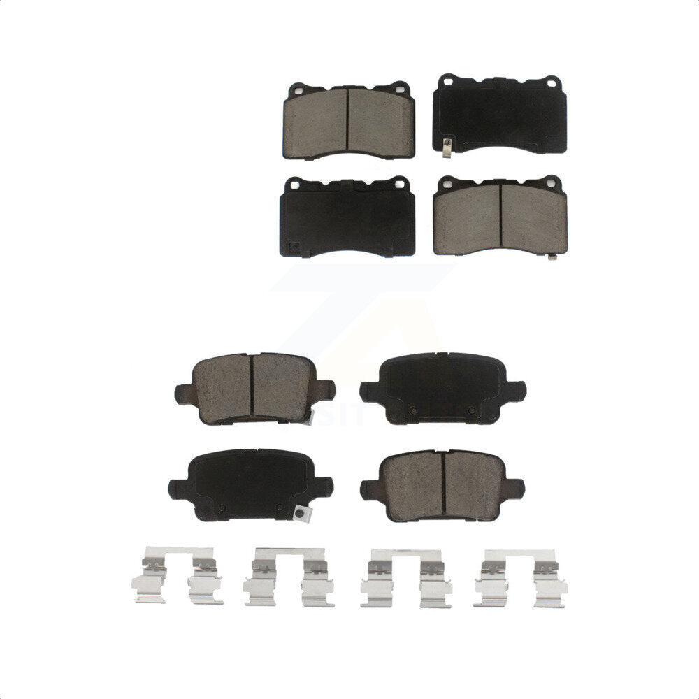 Front Rear Ceramic Brake Pads Kit For 2018-2019 Buick Regal TourX With Brembo Brakes KCX-100570