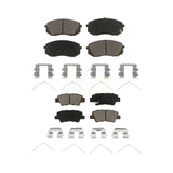 Front Rear Ceramic Brake Pads Kit For 2019 Kia Niro EV KCX-100571