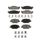 Front Rear Ceramic Brake Pads Kit For 2016 Ford Explorer Base With Heavy Duty Brakes KCX-100580