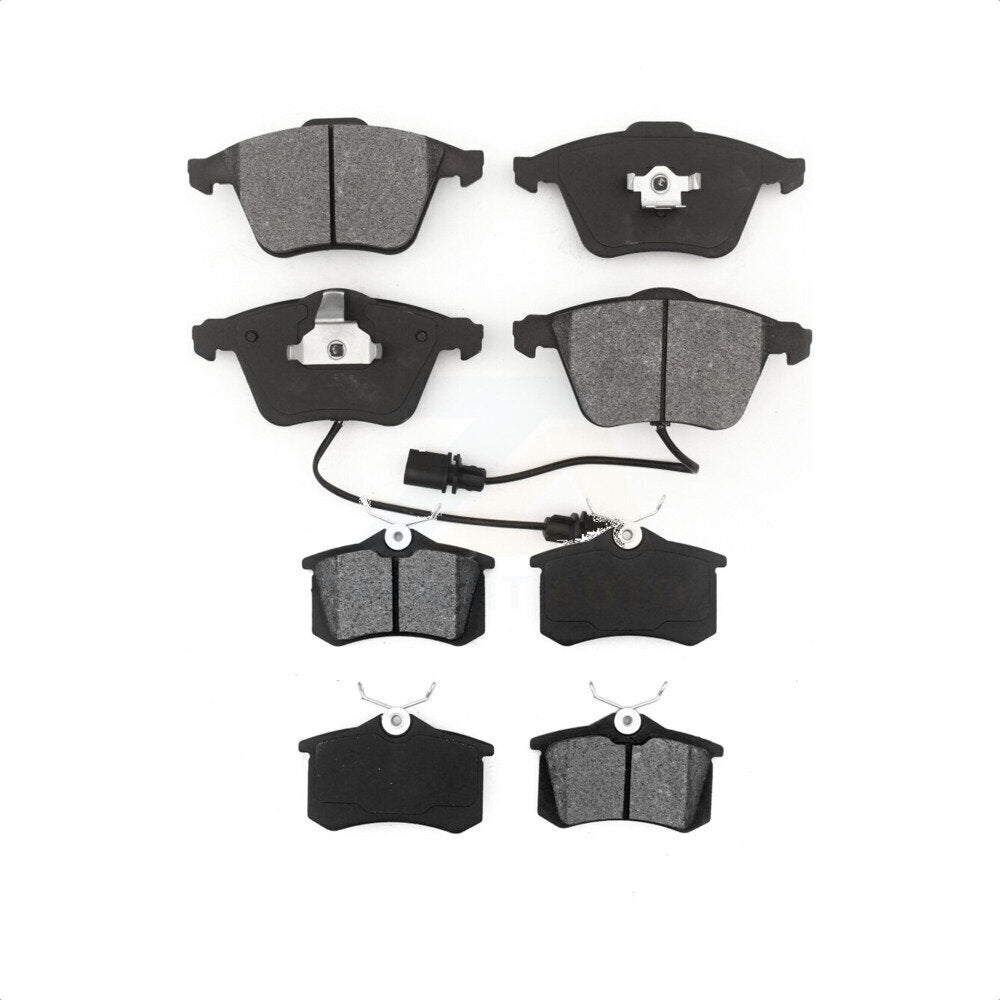 Front Rear Semi-Metallic Brake Pads Kit For 2002 Audi A6 Quattro With 321mm Diameter Rotor KSM-100560