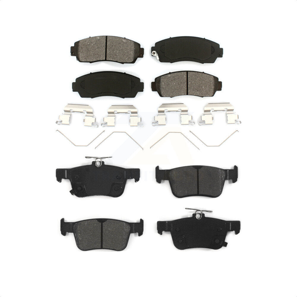 Front Rear Semi-Metallic Brake Pads Kit For 2019-2022 Acura RDX KSM-100569