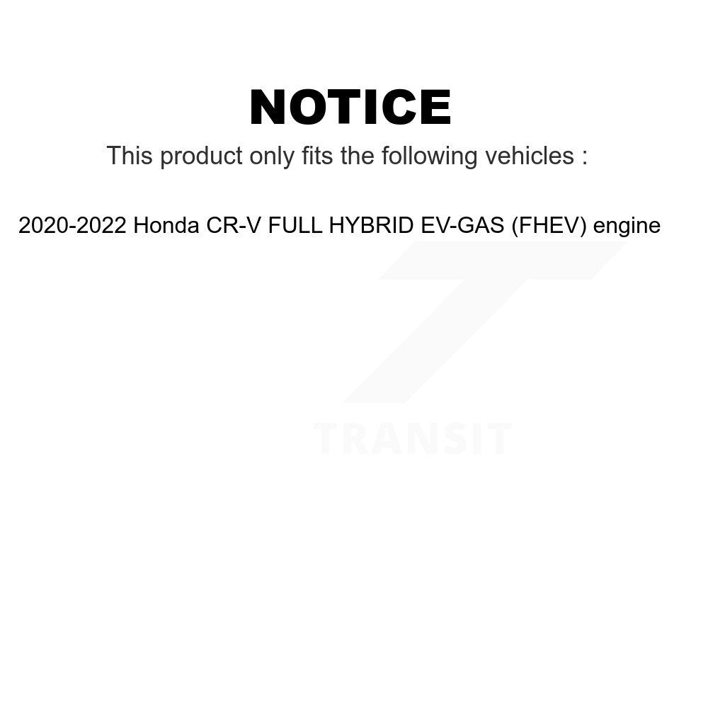Front Rear Ceramic Brake Pads Kit For 2020-2022 Honda CR-V FULL HYBRID EV-GAS (FHEV) engine KCX-100550