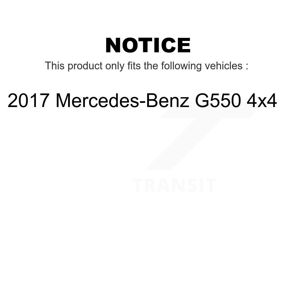 Front Rear Ceramic Brake Pads Kit For 2017 Mercedes-Benz G550 4x4 KCX-100574