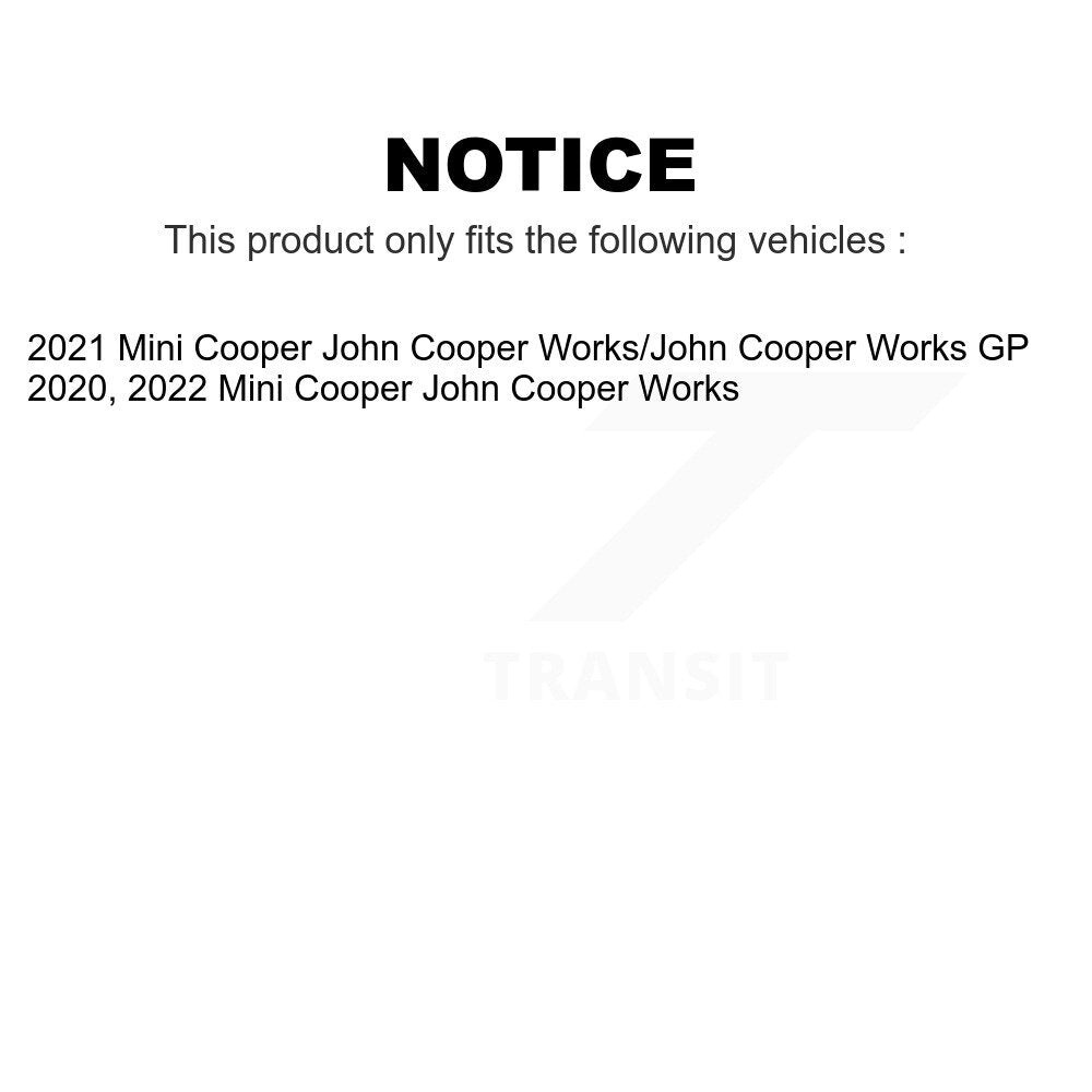 Front Rear Ceramic Brake Pads Kit For Mini Cooper KCX-100575