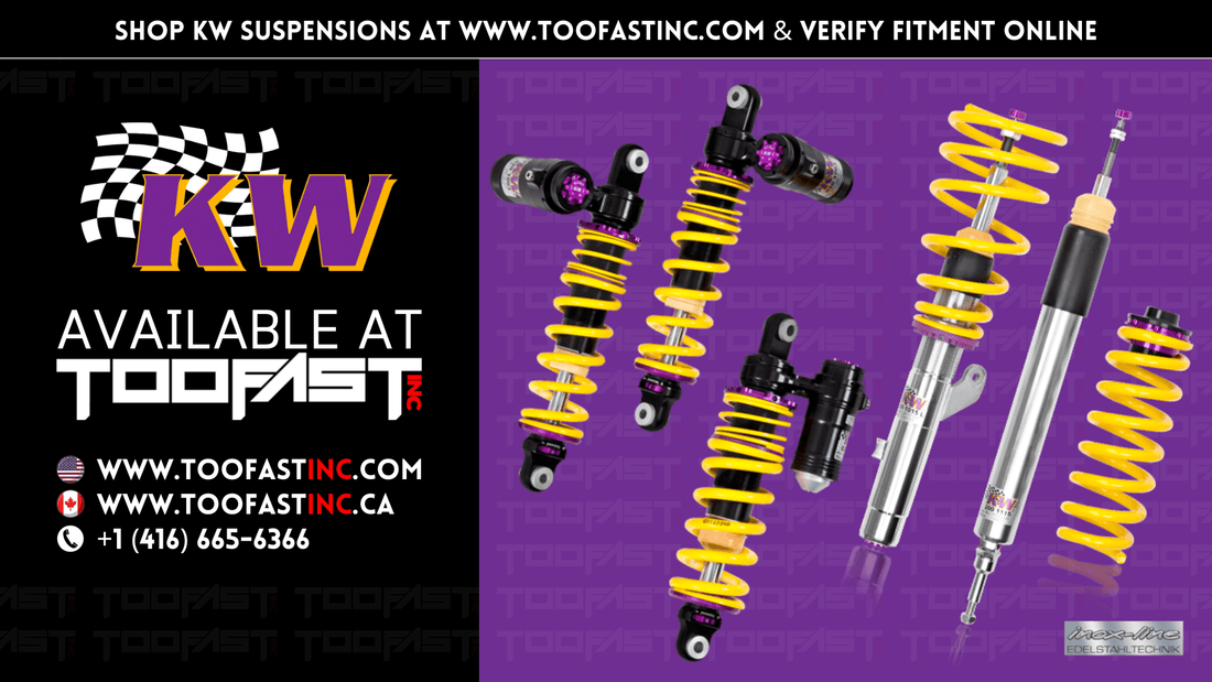 KW Coilovers, A Ceaseless Cycle Of Effortless Performance | Too Fast Autoparts | Order Online | Canada & USA Shipping