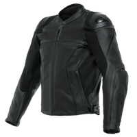 Dainese Racing 4 Leather Jacket Perforated Black/Black/Black Size - 56