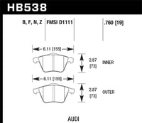 Hawk HP+ Street Brake Pads