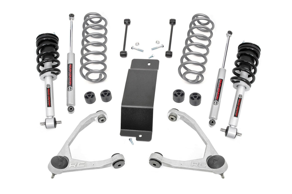 3.5 Inch Lift Kit | N3 Struts | Forged UCAs | Chevy/GMC SUV 1500 2WD/4WD (2007-2020)