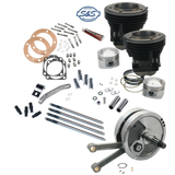S&S Cycle 70-84 BT 93in Sidewinder High Compression Big Bore Stroker Kit - Gloss Black