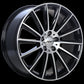 ART Replica 194 Gloss Black - Machined FaceR19419003 | Size: 19x8.0 | Bolt Pattern: 5x112 | Offset: 33 | Center Bore: 66.6