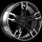 ART Replica 165 Gloss Black - Machined FaceR16518004 | Size: 18x8.0 | Bolt Pattern: 5x112 | Offset: 25 | Center Bore: 66.6