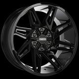 Ruffino HARD Voodoo Gloss BlackRUF5420004 | Size: 20x10.0 | Bolt Pattern: 6x135/6x139.7 | Offset: -12 | Center Bore: 87.1