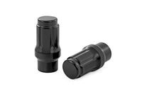 M12 x 1.5 Lug Nut Set of 24 | Black | Closed End | Extended Thread