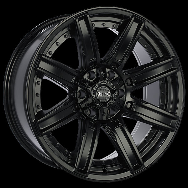 Ruffino HARD FORGED Satin BlackRUF611701 | Size: 17x9.0 | Bolt Pattern: 5x127/5x139.7 | Offset: 20 | Center Bore: 77.8