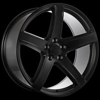 Satin Black 22x10.0 5x127 Conical ART Replica