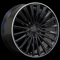 Gloss Black 20x8.5 5x112 Radius R14 ART Replica