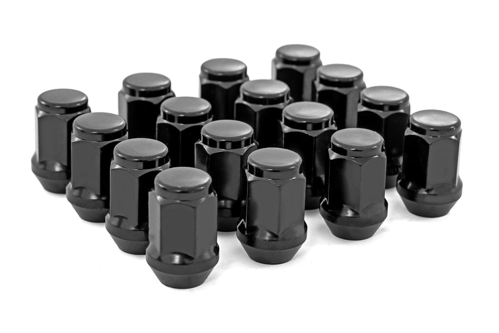 Lug Nut Set | M10x1.25 | 16 Qty | Black