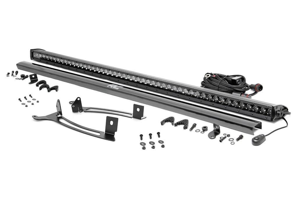 50" Single Row Light Mount | Front | Black Series | Polaris Xpedition ADV-5