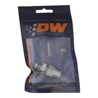 DeatschWerks 6AN Male Flare to 3/8in Hardline Compression Adapter - Includes 1 Olive Insert