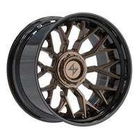 SENTALI BFX Gloss Black Lip / Bronze Centre BFX2 22x10 8x165.1/8x170 Wheels