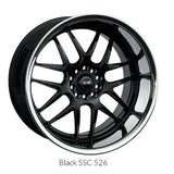 XXR Wheels 526 Black / SSC 18x9 5x114.3 5x120 et35 cb73.1