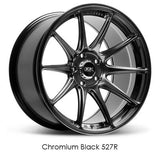 XXR 527R Chromium Black 18x10 5X120 et35 cb73.1