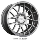 XXR 530D Silver / ML 19x10.5 5x114.3 et20 cb73.1