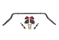 BMR 82-92 Chevrolet Camaro Sway Bar Kit Front Hollow 38mm Adjustable - Black Hammertone