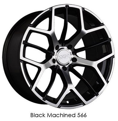 XXR 566 Black / Machined 18x8.5 5x114.3 et35 cb73.1