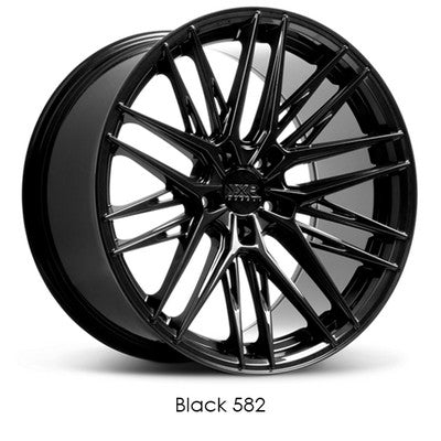 XXR 582 Black 19x8.5 5X114.3 et40 cb73.1