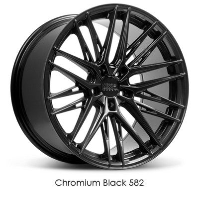 XXR 582 Chromium Black 18x8.5 5X114.3 et35 cb73.1