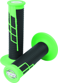 ProTaper Clamp-On 1/2 Waffle Grips - Neon Green/Black