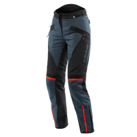 Dainese Tempest 3 Lady D-Dry Pants Ebony/Black/Lava-Red Size - 38