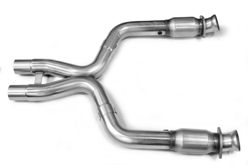 Kooks 07-10 Ford Shelby GT-500 5.4L 4V 3in x 2 1/2in OEM Cat SS X-Pipe Kooks HDR Req