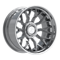 SENTALI BFX Polished Lip / Brushed Centre BFX2 22x10 8x165.1/8x170 Wheels