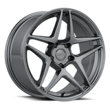 Kansei K15G Astro 18x9.5in / 5x120 BP / 35mm Offset / 72.56mm Bore - Gunmetal Wheel