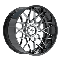 SENTALI BFX Gloss Black Lip / Chrome Centre BFX5 22x12 6x135/6x139.7 Wheels